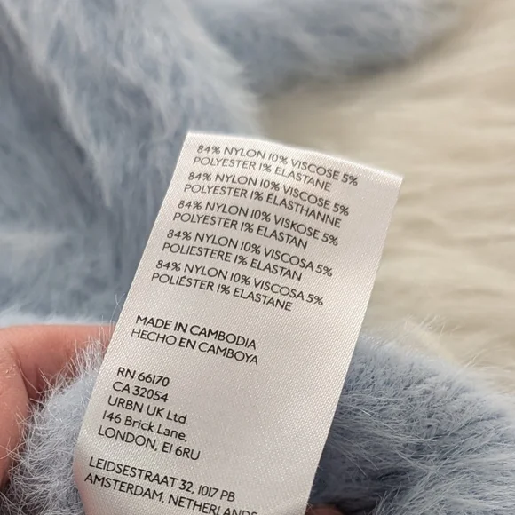 Anthropologie Pilcro Eyelash Short-Sleeve Jumper Crop Cropped Sweater S Small - Picture 5 of 7